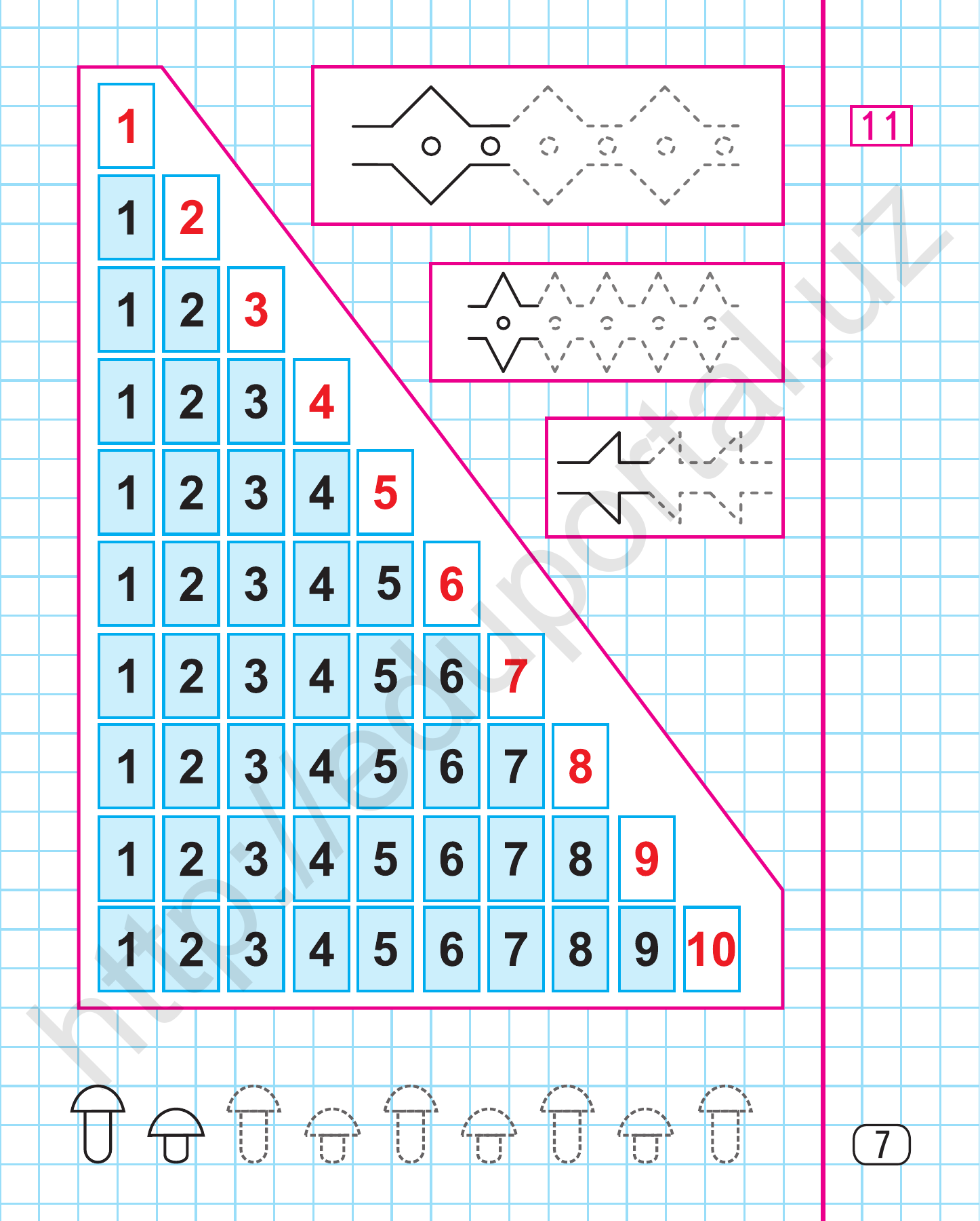 Matematika daftari — 7-bet
