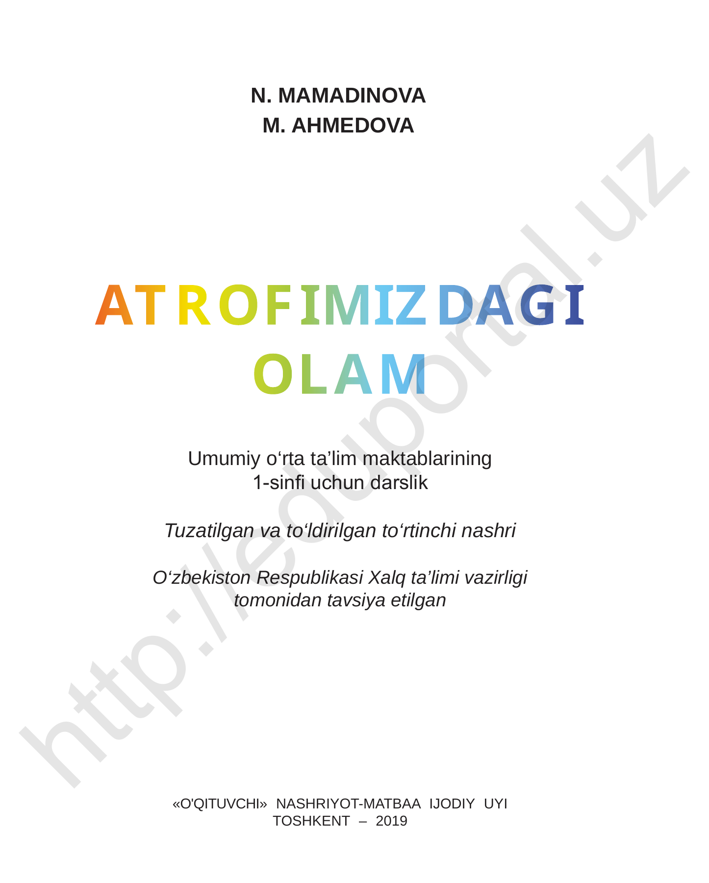 Atrofimizdagi olam — 1-bet