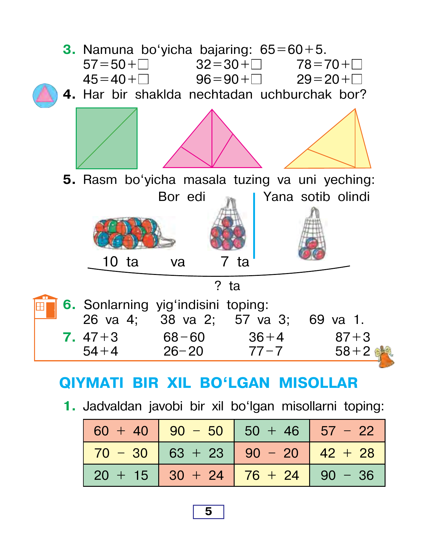 Matematika — 5-bet