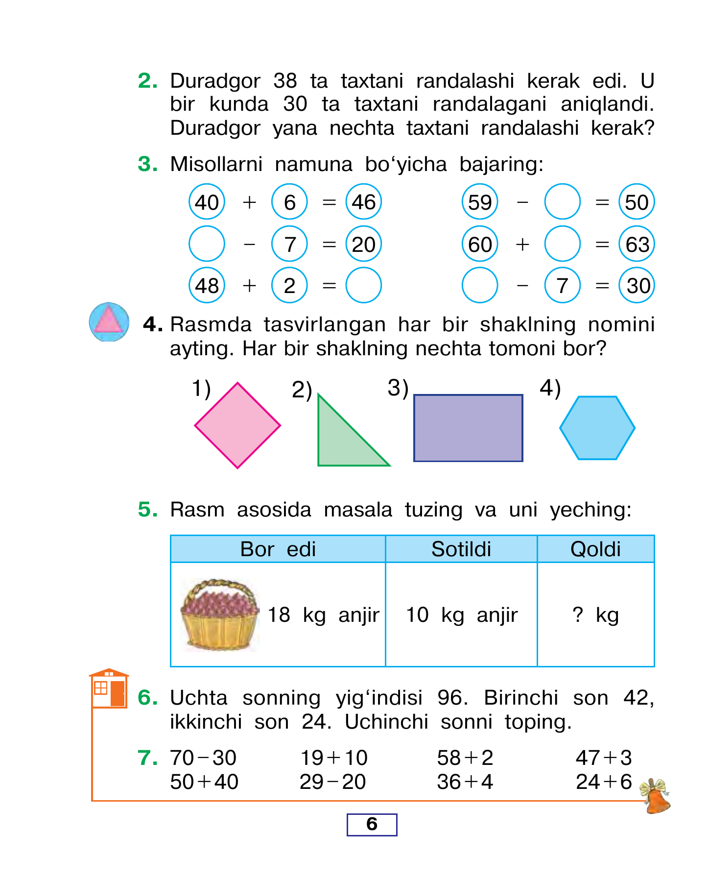 Matematika — 6-bet